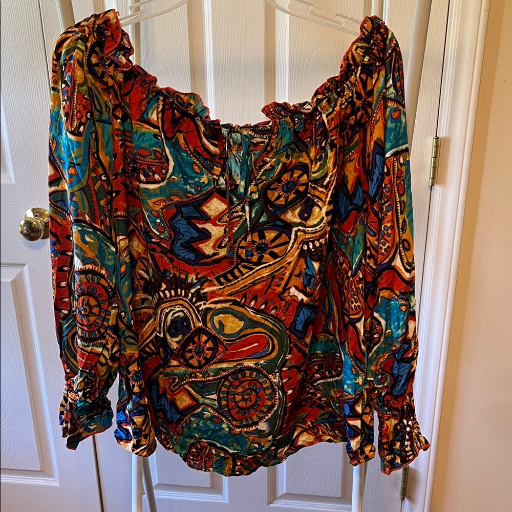 Colorful Bohemian Women's Top